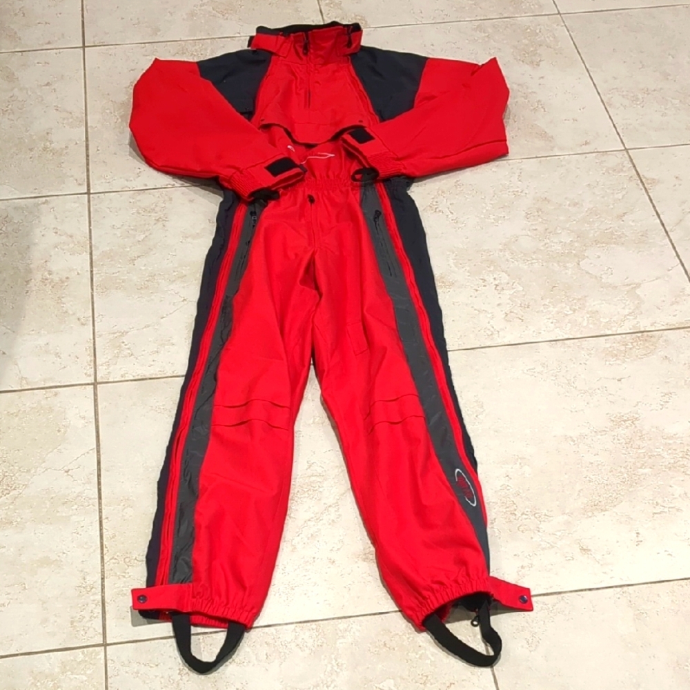 Fly Mike Flight Suit Overall Flying Hanggliding Paragliding Red Small